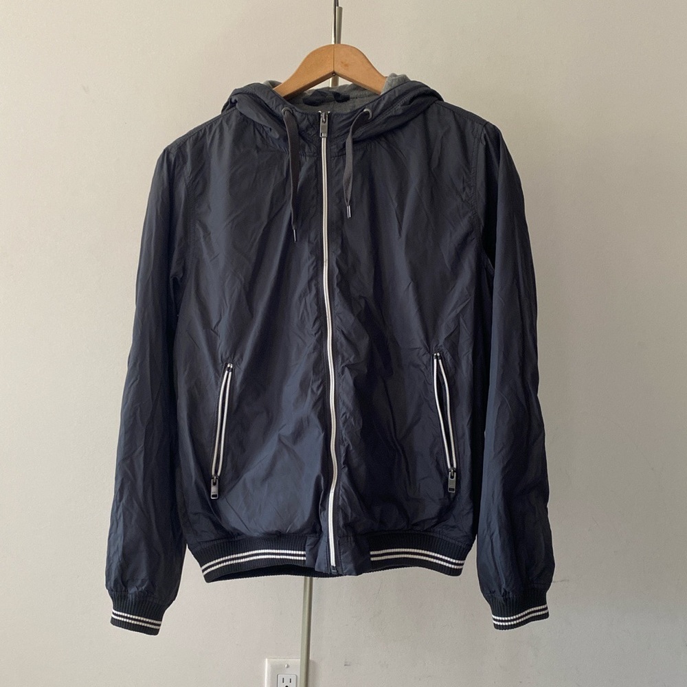 H&M grey windbreaker